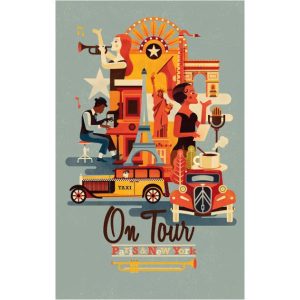 On Tour Paris and New York Board Game