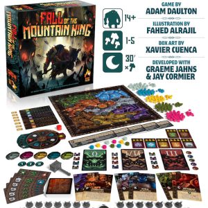 Fall of the Mountain King Board Game Kickstarter Edition