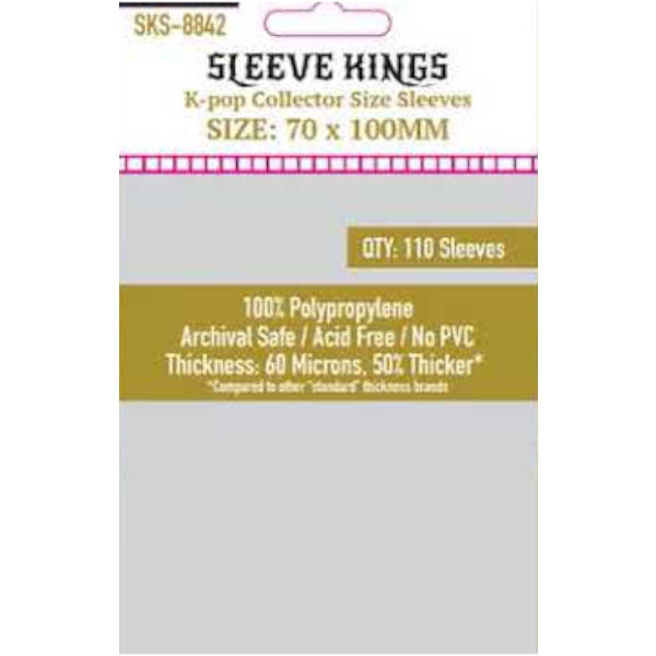 Sleeve Kings Kpop Collector Card Sleeves 70x100mm 110pcs (8842) MTM