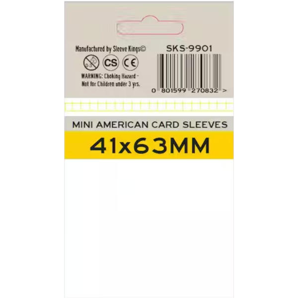 Sleeve Kings Premium Mini American Card Sleeves 41x63mm 55pcs (9901)