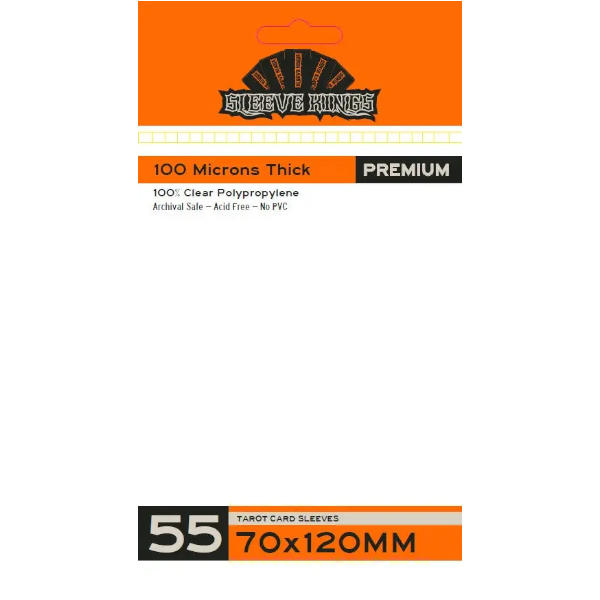 Sleeve Kings Premium Tarot Card Sleeves 70x120mm 55pcs (9966)