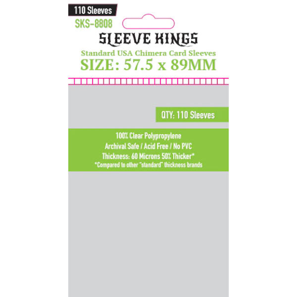 Sleeve Kings Standard USA Chimera Card Sleeves 57.5x89mm 110pcs (8808)