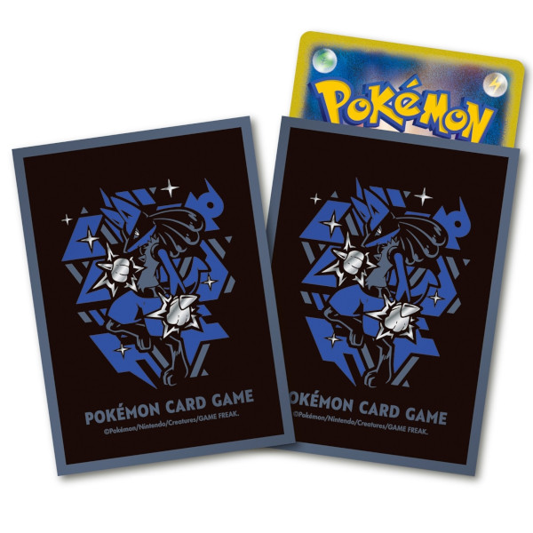 Pokemon Center Japan Premium Gloss Cool Metal Lucario Card Sleeves (64pcs)