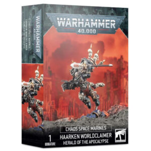 Warhammer 40K Chaos Space Marines Haarken Worldclaimer Herald of the Apocalpyse