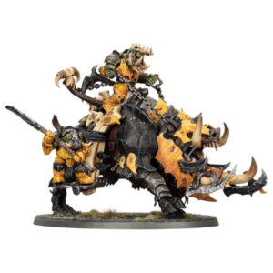 Warhammer Age of Sigmar Orruk Warclans Tuskboss on Maw-Grunta