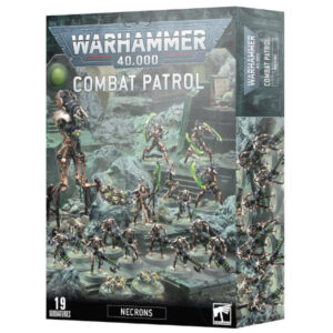 The Necrons rise across the galaxy, android legions emerging from stasis-crypts after millions of years in deathless slumber. Amonhotekh's Guard stalk the worlds that once belonged to their master, the Overlord Amonhotekh, to cleanse the flesh-vermin and lesser civilisations that now infest his ancient territories. He will stop at nothing to eradicate these pests, calling upon mighty Canoptek constructs, mindless warrior phalanxes, and even the raving Destroyer Cults to eliminate all trespassers. Reclaim the galaxy with Combat Patrol: Necrons! This boxed set contains all the units you need to start your army or expand an existing collection, and will save you money compared to buying the contents individually. These miniatures provide a balanced core for any Necrons army, and can also be used as a complete force for Combat Patrol games of Warhammer 40,000 – the Combat Patrol rules are available as a free download on the Warhammer Community website. All models are supplied with their appropriate bases. The Warhammer 40k Combat Patrol Necrons kit is supplied unpainted and requires assembly - we recommend using Citadel Plastic Glue and Citadel Paints.