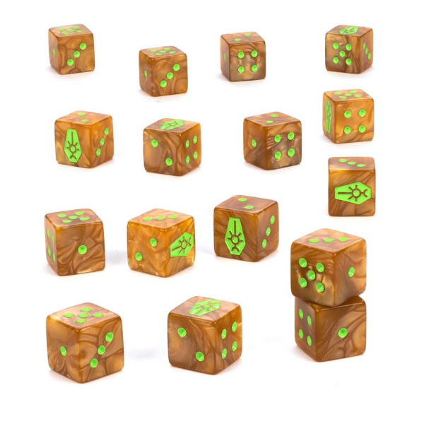 Warhammer 40k Necrons Dice Set | More Than Meeples