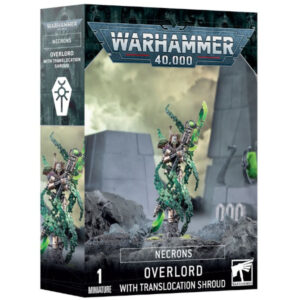 Warhammer 40k Necrons Overlord with Translocation Shroud