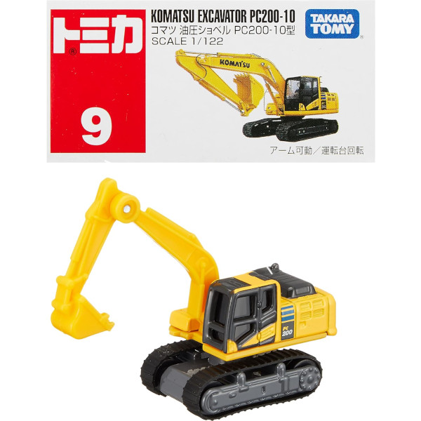 Tomica 09 Komatsu Excavator PC200-10
