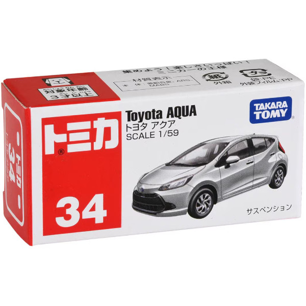 Tomica 34 Toyota Aqua