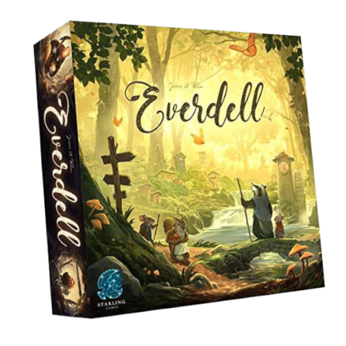 Everdell | Featured Image for the Best Sellers Board Games Landing Page for More Than Meeples