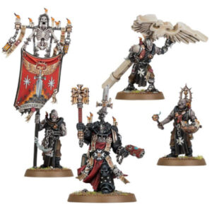 Warhammer 40k Black Templars Chaplain Grimaldus & Retinue