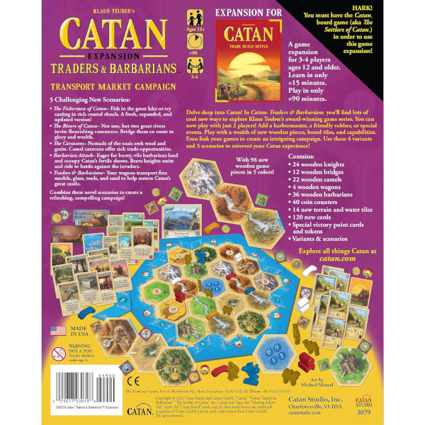 Catan Traders & Barbarians 5th Edition Expansion