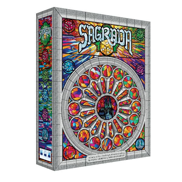Sagrada Board Game box and cover art | Featured image for the best board games of 2017 blog.