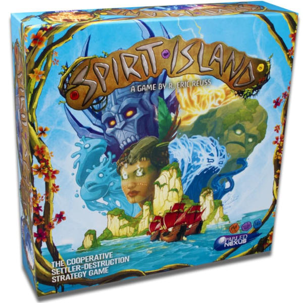 Spirit Island box and cover art | Featured image for the best board games of 2017 blog.