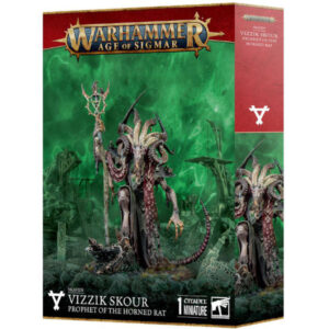 Warhammer Age of Sigmar Skaven Vizzik Skour Prophet of the Horned Rat