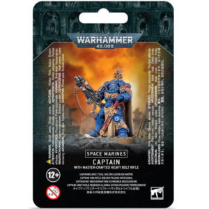 Warhammer 40K Space Marines Captain w/ Master-Crafted Bolt Rifle