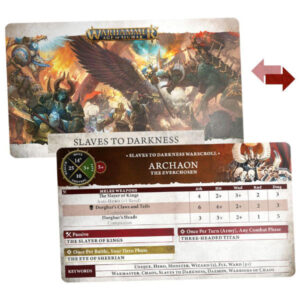 Warhammer Age of Sigmar Slaves to Darkness Warscroll Cards