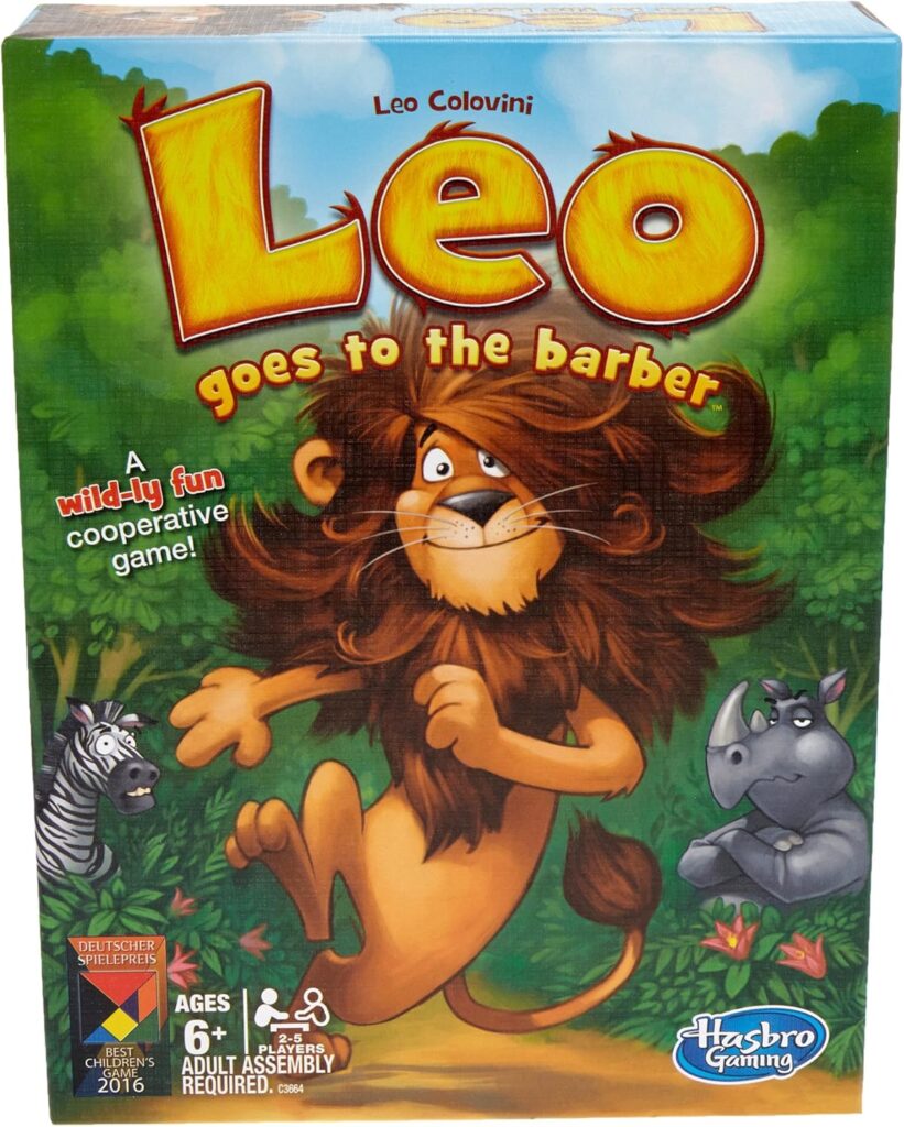 Leo Goes to the Barber board game
