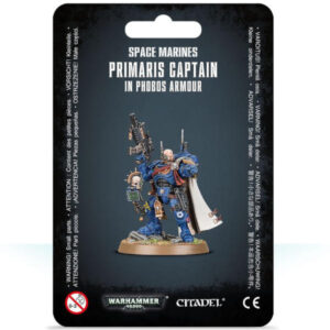 Warhammer 40K Space Marines Primaris Captain in Phobos Armour
