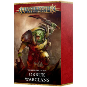 Warhammer Age of Sigmar Orruk Warclans Warscroll Cards