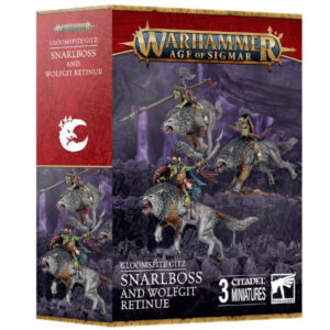 Warhammer Age of Sigmar Gloomspite Gitz Snarlboss and Wolfgit Retinue