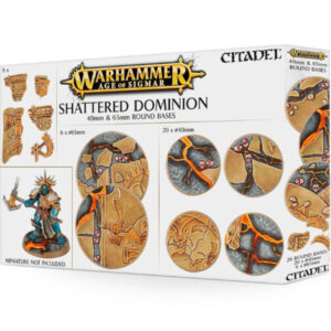 Warhammer Age of Sigmar Shattered Dominion 40 & 65mm Round Bases
