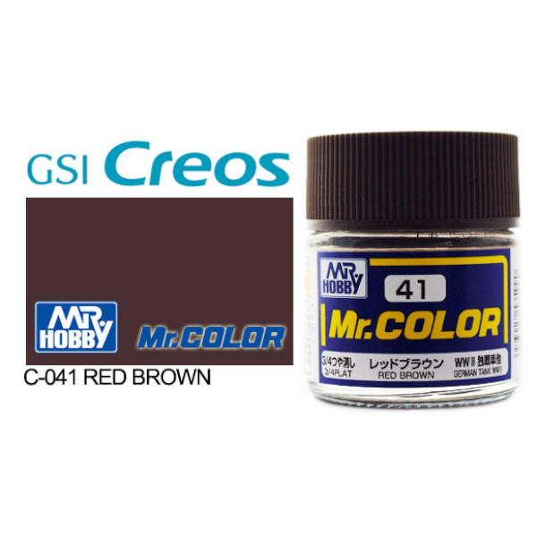 GSI Creos Mr Color Flat Red Brown (10ml)