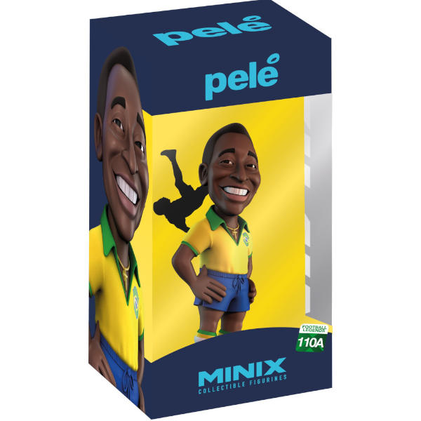MINIX Football Stars Brazil 1st Kit Pelé Figurine