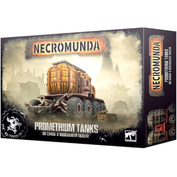 Necromunda Promethium Tanks on Cargo-8 Trailer