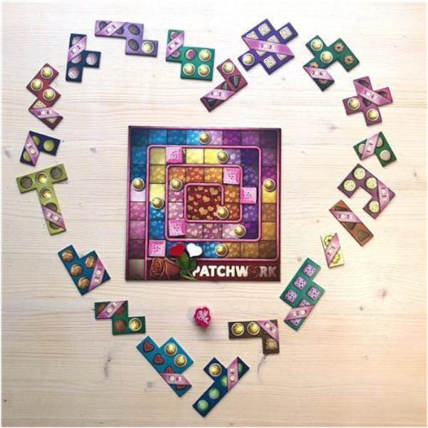 Patchwork Valentine Board Game
