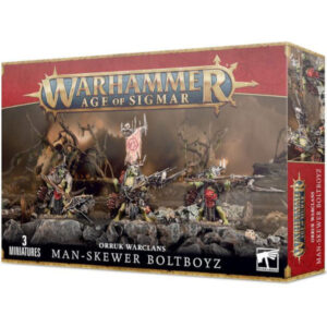 Warhammer Age of Sigmar Orruk Warclans Man-Skewer Boltboyz
