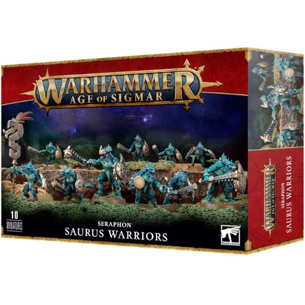 Warhammer Age of Sigmar Seraphon Skink Saurus Warriors