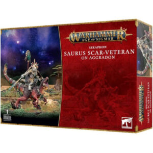 Warhammer Age of Sigmar Seraphon Skink Saurus Scar-Veteran on Aggradon