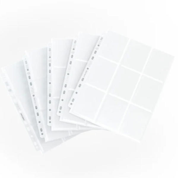 Gamegenic Sideloading 18 Pocket Pages 10 Pcs Pack White