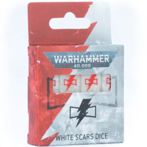 Warhmamer 40K White Scars Dice