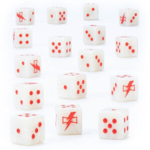 Warhmamer 40K White Scars Dice