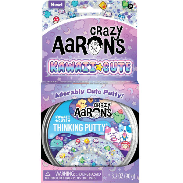 Crazy Aarons Thinking Putty Kawaii Cute Trendsetters 90g Tin