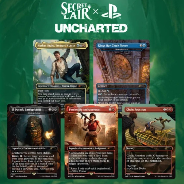 Magic the Gathering Secret Lair Playstation Uncharted (Non Foil)
