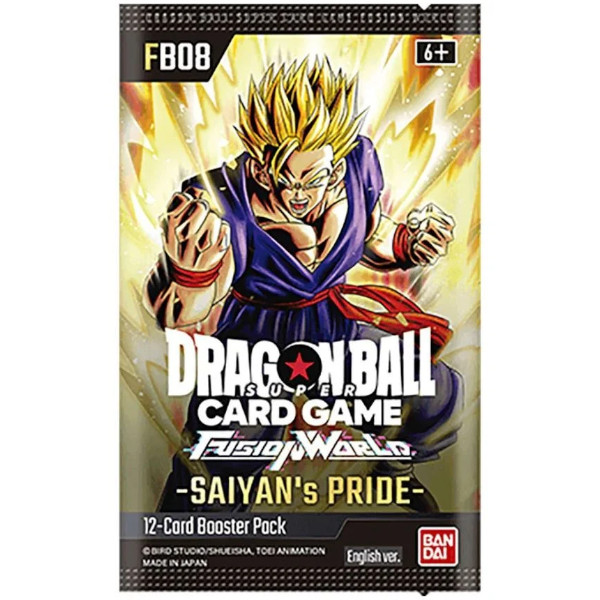 Dragon Ball Super Card Game Fusion World Saiyan's Pride FB-08 Booster Pack