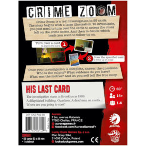 Crime Zoom Case 1 His Last Card