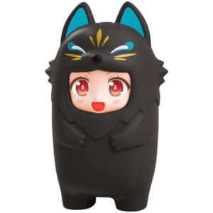 Nendoroid More Kigurumi Face Parts Case (Black Kitsune)