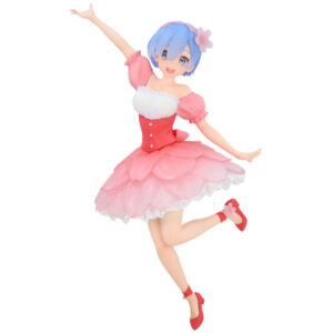 Re:ZERO Starting Life in Another World Trio Try It Figure Rem / Cherry Blossoms