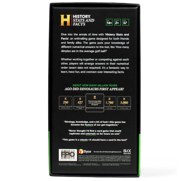 History Trivia Stats and Facts Expansion