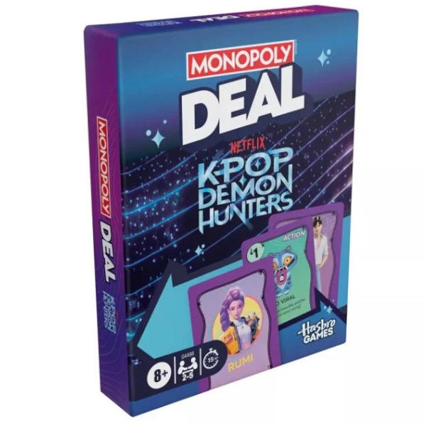 Monopoly Deal K-Pop Demon Hunters Card Game