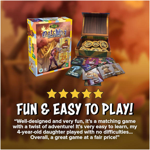 The Quest Kids Matching Adventure Board Game