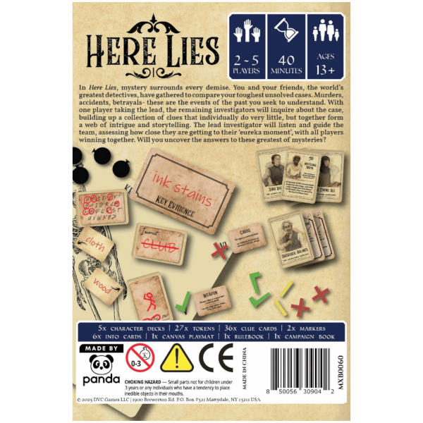 Here Lies Board Game