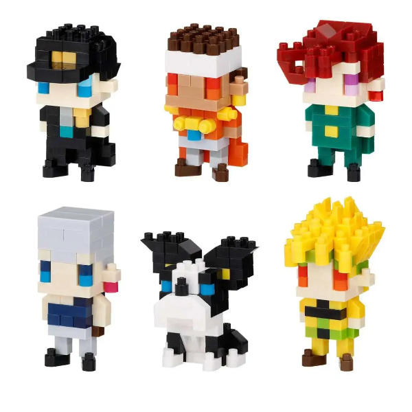 Nanoblock Mininano JoJos Bizarre Adventure (Box of 6)