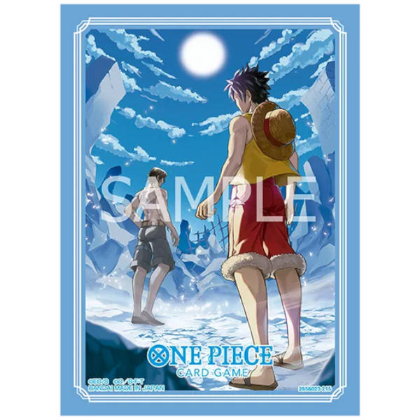 One Piece Card Game Official Card Sleeves Set 15 Ace and Luffy