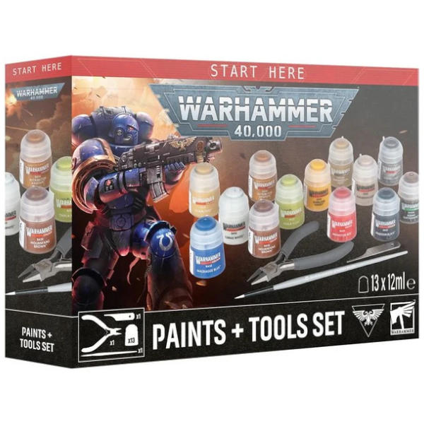 Warhammer 40K Paints & Tools Set (2026)